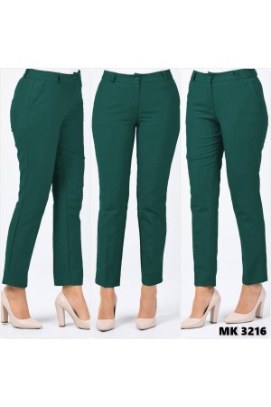 Büyük Beden Beli Kemerli Cepli Klasik Kumaş Pantolon Nefti Yeşil Büyük Beden Beli Kemerli Cepli Klasik Kumaş Pantolon Nefti Yeşil