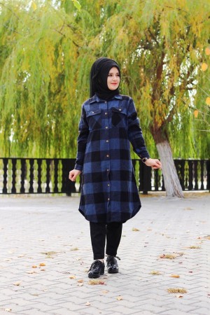 Büyük Beden Kalın Uzun Oduncu Gömlek Petrol Büyük Beden Kalın Uzun Oduncu Gömlek Petrol