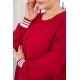 Kadın Büyük Beden Yan Ribanalı İkili Takım Bordo Kadın Büyük Beden Yan Ribanalı İkili Takım Bordo