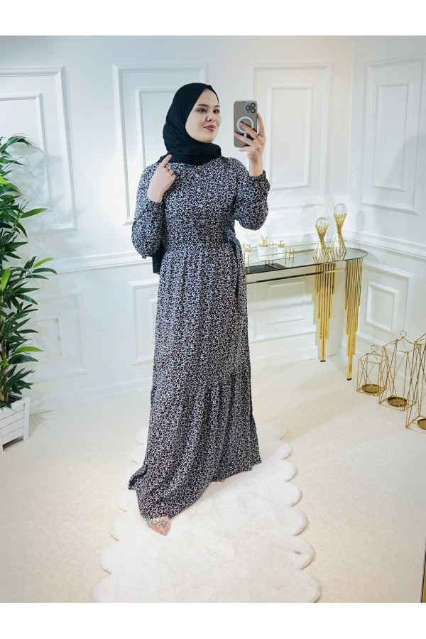 Aleyna Pamuk Viskon Elbise Siyah Kırmızı Çıtır Aleyna Pamuk Viskon Elbise Siyah Kırmızı Çıtır