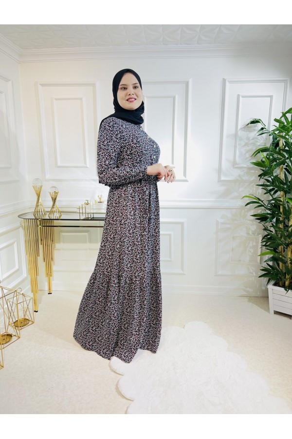 Aleyna Pamuk Viskon Elbise Siyah Kırmızı Çıtır Aleyna Pamuk Viskon Elbise Siyah Kırmızı Çıtır