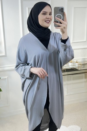 Belinda Sihirli Ayrobin Hırka  Gri