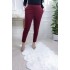 Ceylin İthal Skuba Kumaş Kalem Pantolon  Bordo