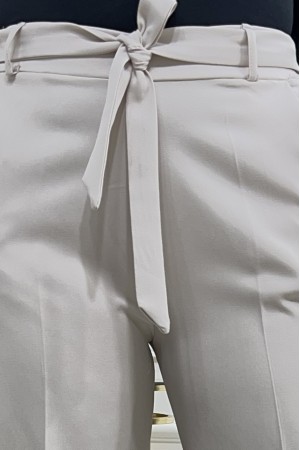 Bol Paça Yan Cepli Dabıl Kumaş Pantolon Taş Bol Paça Yan Cepli Dabıl Kumaş Pantolon Taş