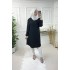 Firdevs Ayrobin Tunik  Siyah