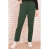 Miraç Dar Paça Pamuk Ayrobin Pantolon  Haki