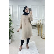 Hazen Bağcıklı Ayrobin Tunik Taş Hazen Bağcıklı Ayrobin Tunik Taş