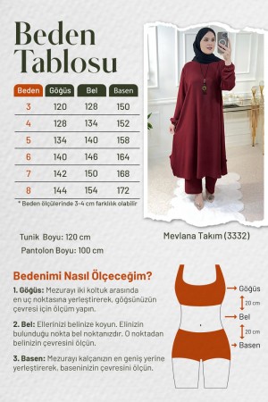 Mevlana Salaş Uzun Ayrobin İkili Takım Kolye Hediyeli Mürdüm Mevlana Salaş Uzun Ayrobin İkili Takım Kolye Hediyeli Mürdüm