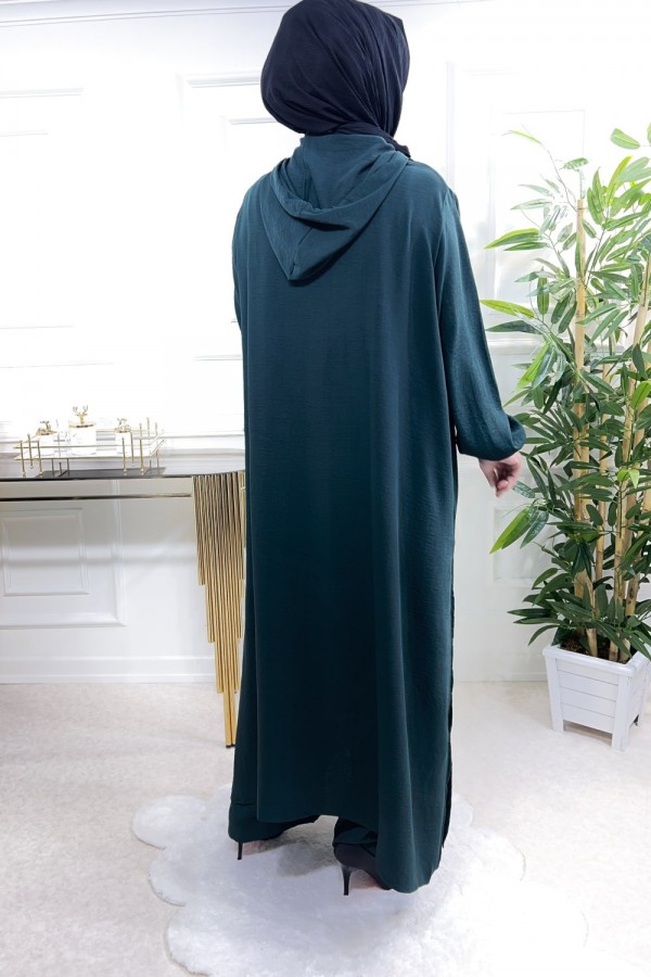 Billur Kapşonlu Ayrobin Takım Zümrüt Billur Kapşonlu Ayrobin Takım Zümrüt