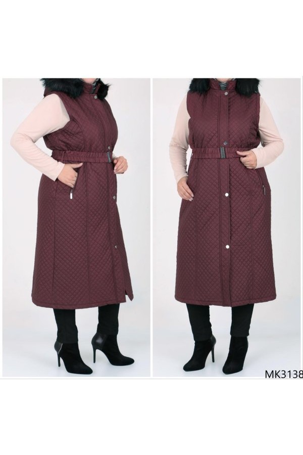 Büyük Beden Kapşonlu Şişme Yelek Büyük Beden Kapşonlu Şişme Yelek