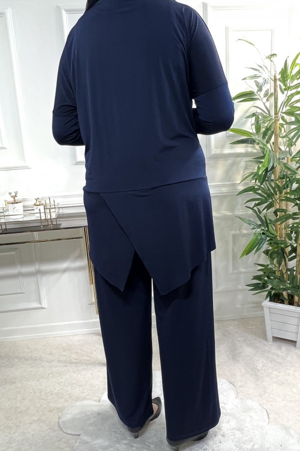 Makas Pantolonlu Takım - Lacivert Makas Pantolonlu Takım - Lacivert