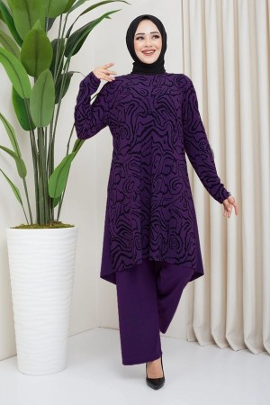 Mine Sandy İkili Takım  - Mürdüm