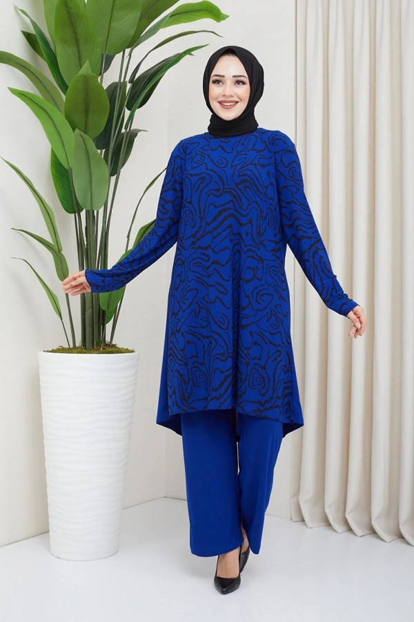 Mine Sandy İkili Takım - Saks Mavisi Mine Sandy İkili Takım - Saks Mavisi