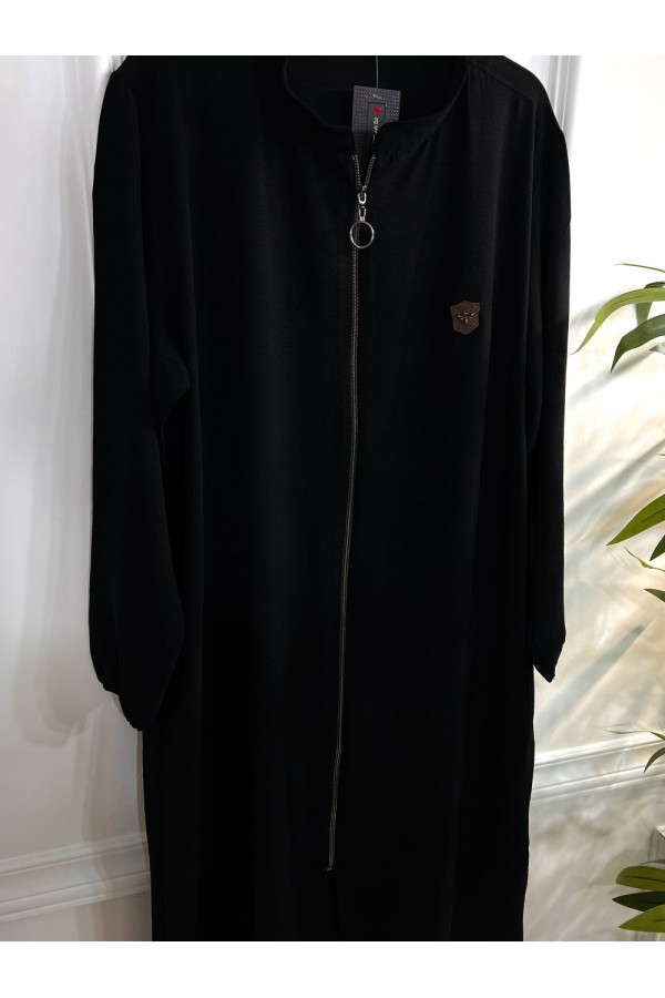 Işıl Dik Yaka Ayrobin Kap - Siyah Işıl Dik Yaka Ayrobin Kap - Siyah