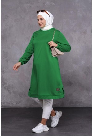 Derin Arma Detaylı İki İplik Penye Tunik - Benetton