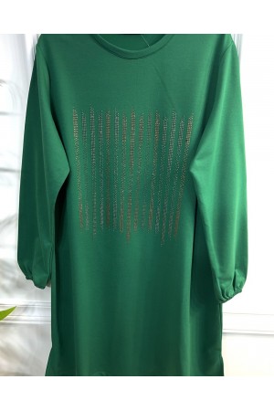 Ritim Taş Detaylı İki İplik Tunik - Benetton 