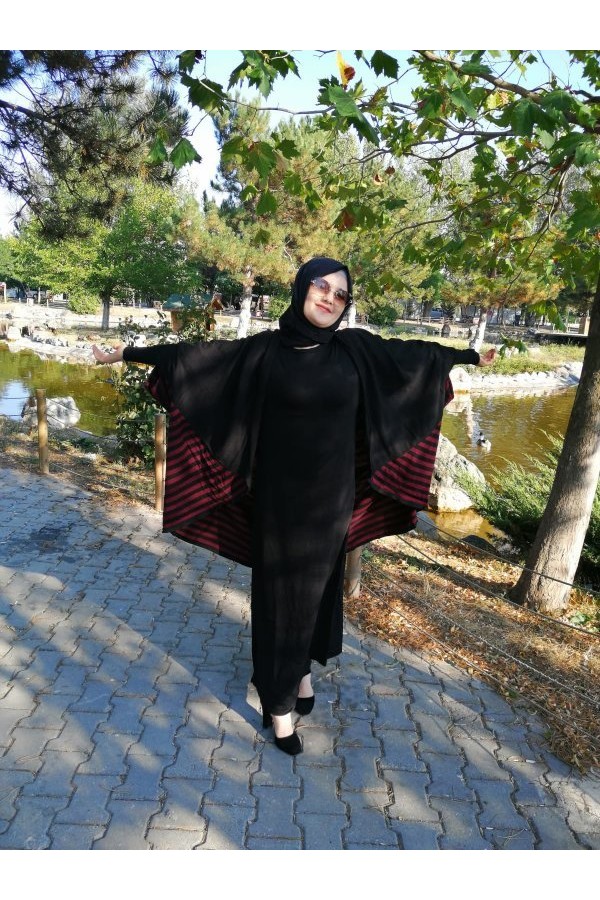 İkili Elbise Takım Yarasa Kol Hırka Elbise İkili Elbise Takım Yarasa Kol Hırka Elbise