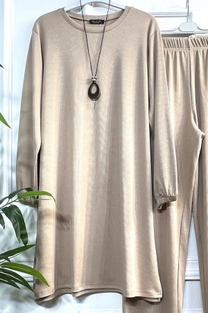 Defne Full Esnek Likralı İkili Takım-Kolye Hediyeli-Taş