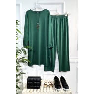 Defne Full Esnek Likralı İkili Takım-Kolye Hediyeli-Zümrüt Defne Full Esnek Likralı İkili Takım-Kolye Hediyeli-Zümrüt