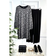 Esila Full Esnek Likralı Penye Viskon Takım-Çit Desen Esila Full Esnek Likralı Penye Viskon Takım-Çit Desen