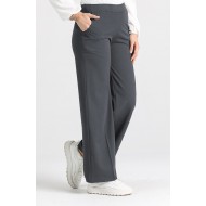 Miyase En Boy Likra Bol Paça Pantolon - Koyu Gri Miyase En Boy Likra Bol Paça Pantolon - Koyu Gri