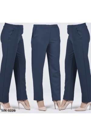 Beli Lastikli Cepli Kalem Pantolon Petrol Mavi Beli Lastikli Cepli Kalem Pantolon Petrol Mavi