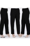 Beli Lastikli Cepli Kalem Pantolon  Siyah